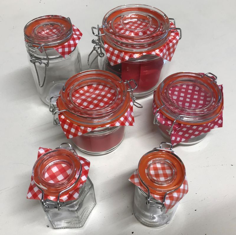 Glasskrukke med lokk, 100ml
