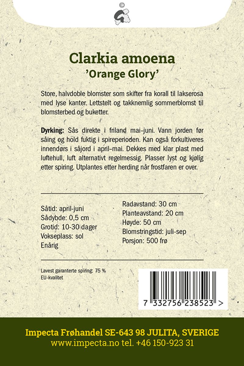 Atlasblomst 'Orange Glory'