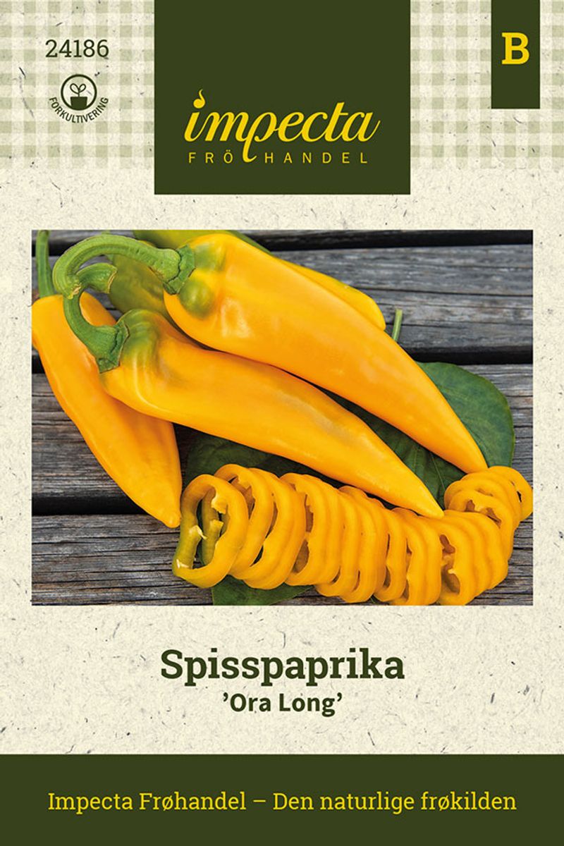 Spisspaprika 'Ora Long'