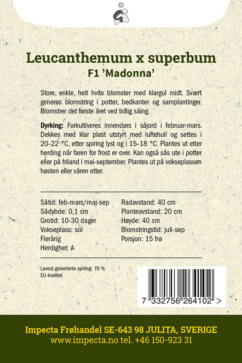 Kjempekrage F1 'Madonna'