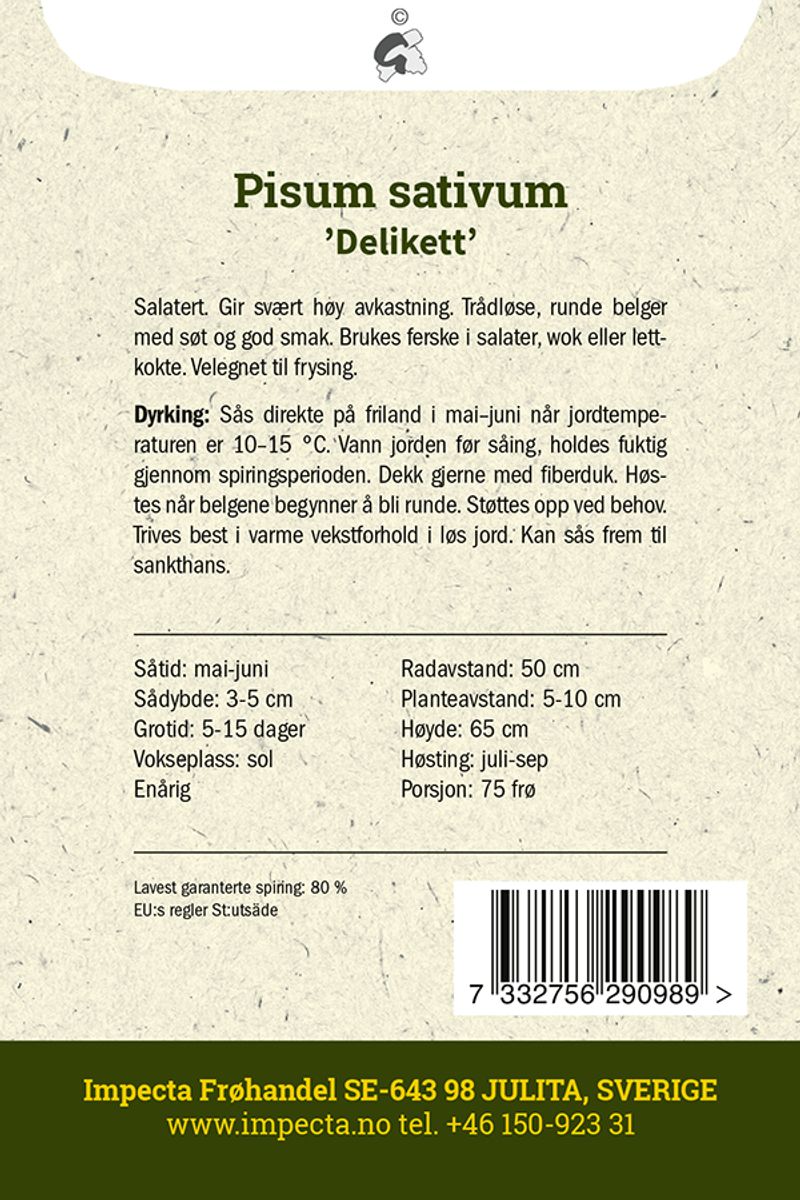 Brytsukkerert 'Delikett'
