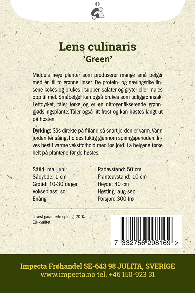 Linse 'Green'